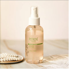 Pistache Skincare pistachio oil extract label highlights nourishing hydration and skin-softening benefits
