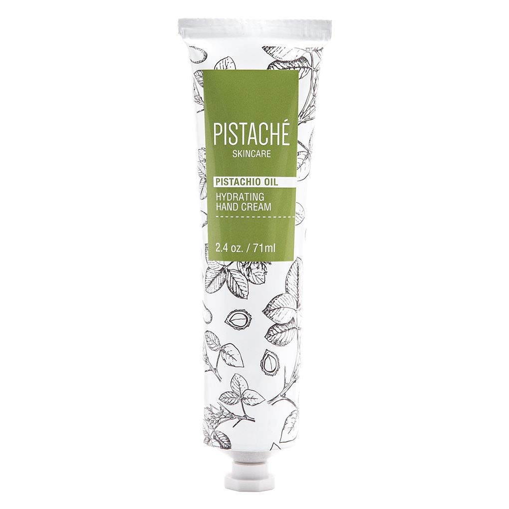 Pistaché Skincare Pistachio Oil Hand Cream packaging highlights premium hydration for hands