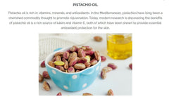 Pistache Skincare body mist spray releasing sweet nutty biscotti fragrance to elevate mood