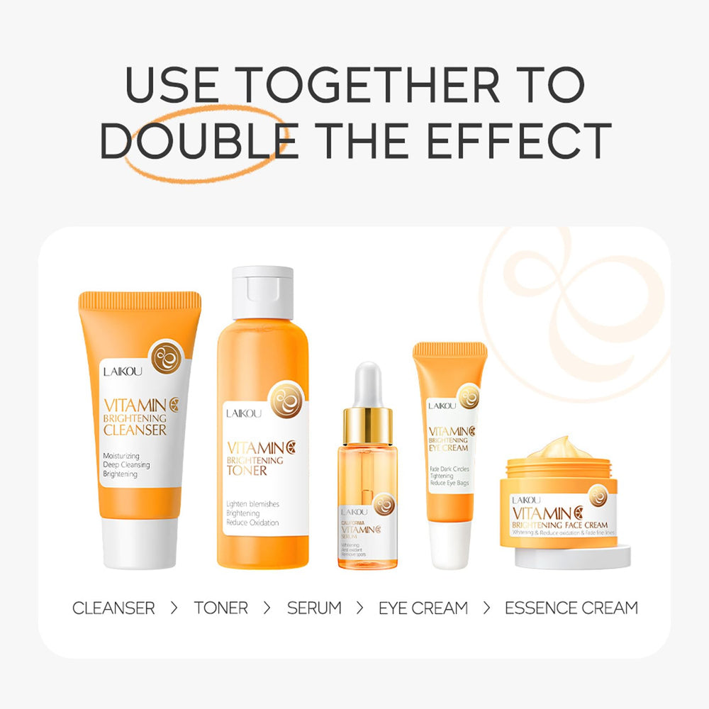 PIWINE skincare gift set travel-size kit for on-the-go routines