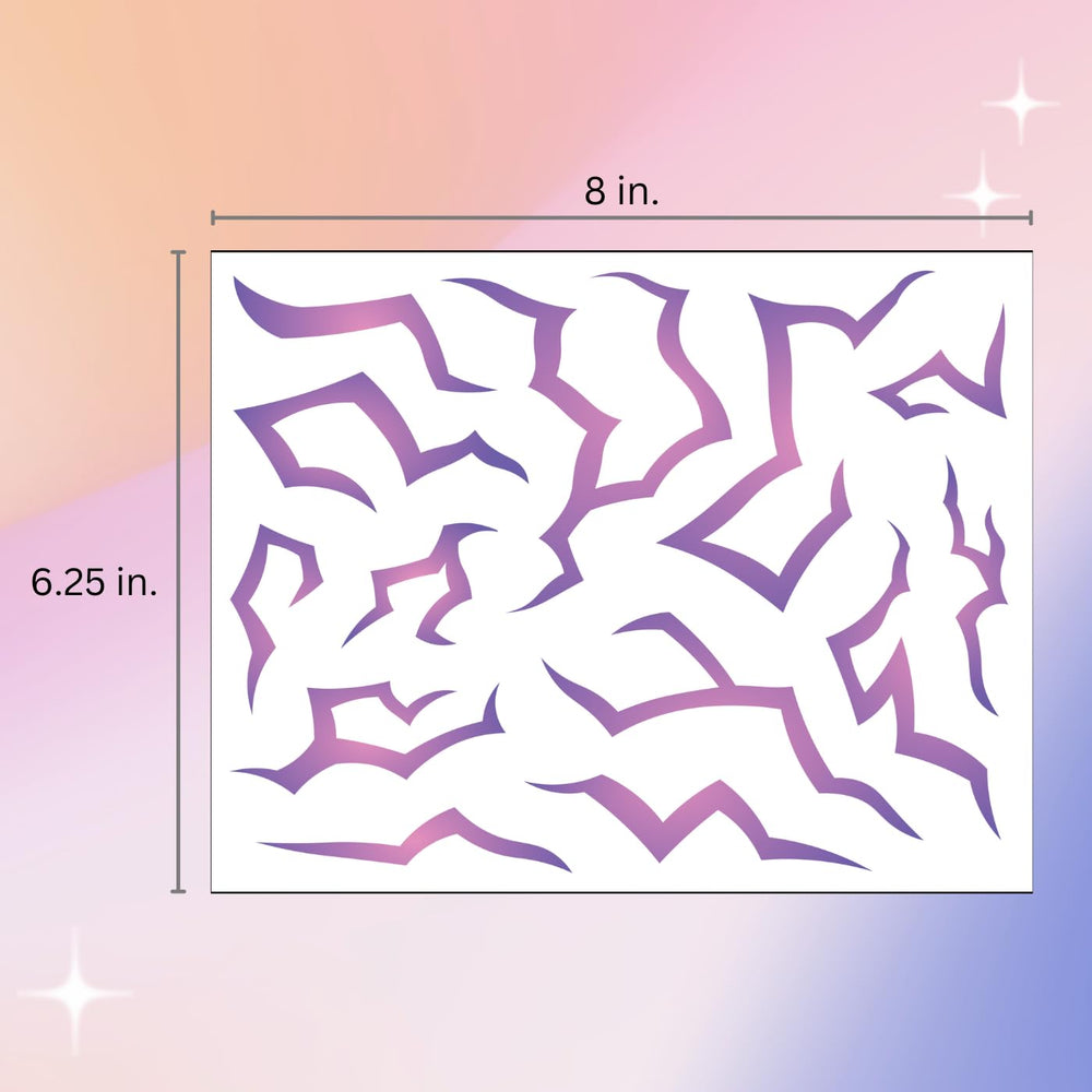 Pixel Hearts fast-application water transfer tattoo makes transformation simple.