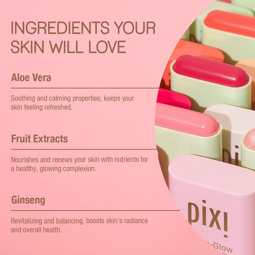 Pixi Beaming Bliss travel-size set on a vanity, ready for quick looks.