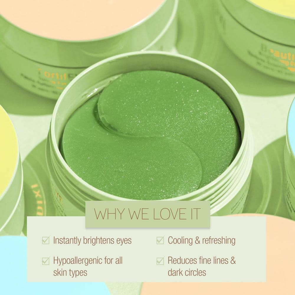 Pixi BeautifEYE patches placed under-eye area suggesting brightening potential