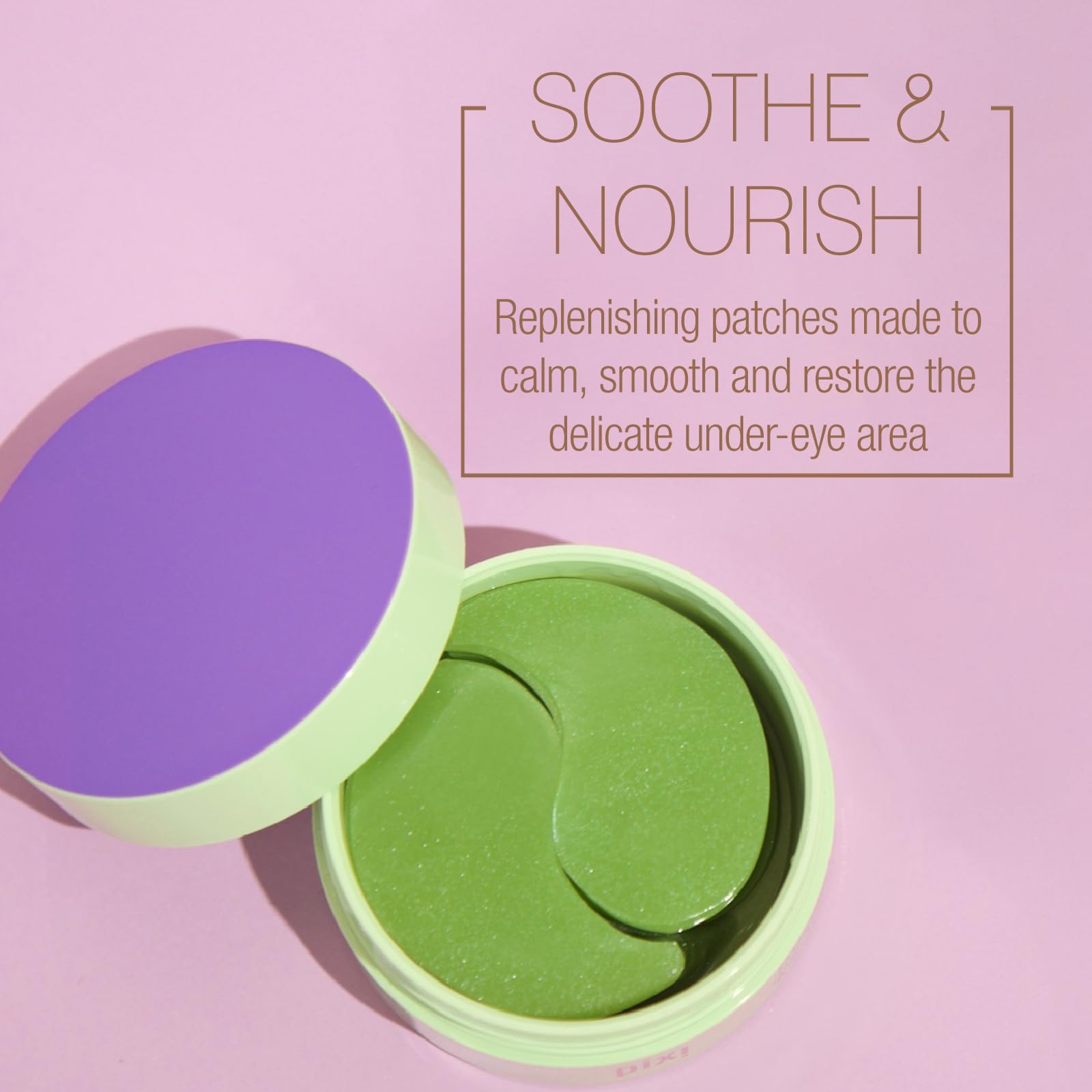 Pixi Beauty Dream-yEYE patches applying under-eye area for soothing hydration