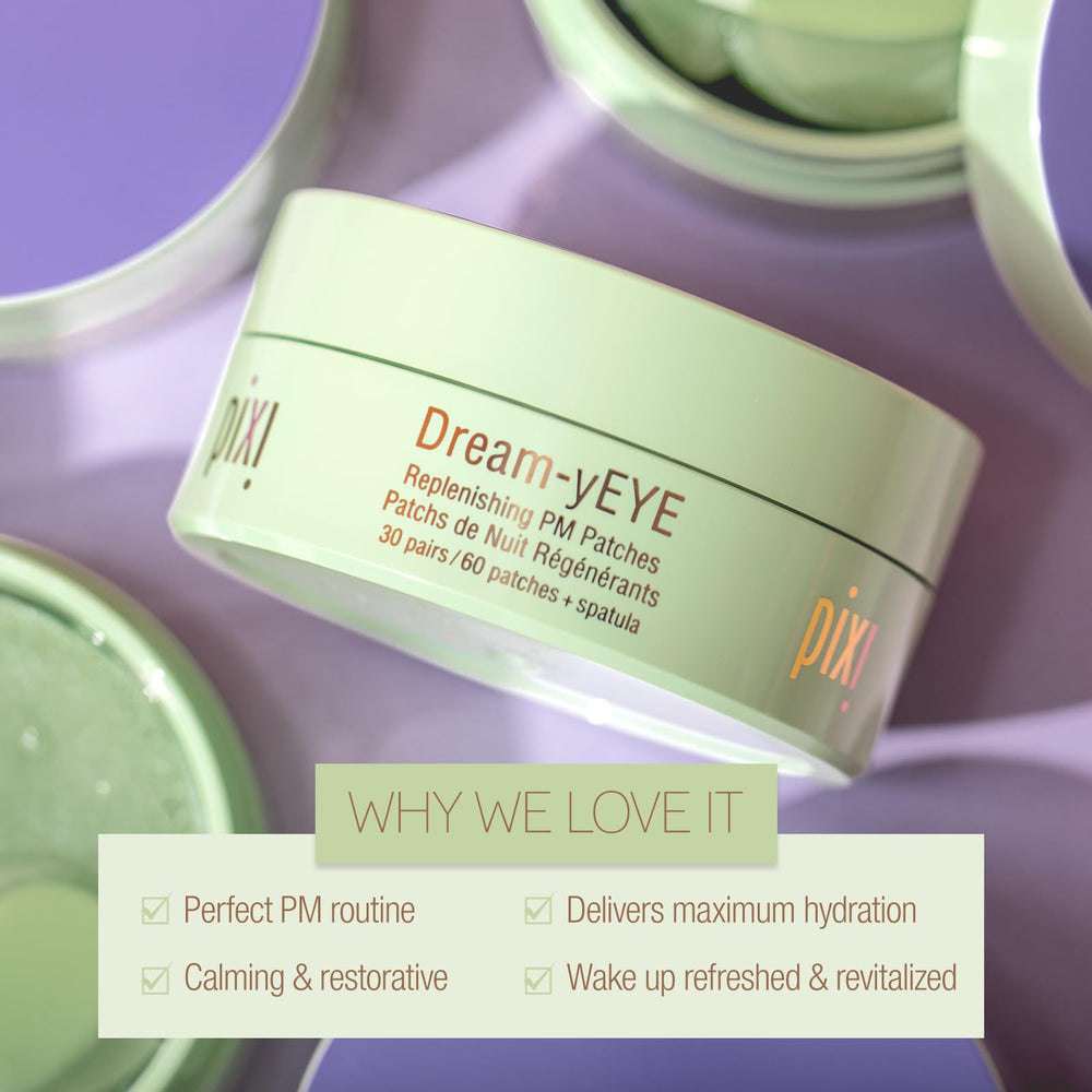 Pixi Beauty Dream-yEYE patches ingredient focus with Vitamin A and Jasmine nourishments