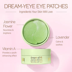Pixi Beauty Dream-yEYE patches on under-eye area delivering refreshed look