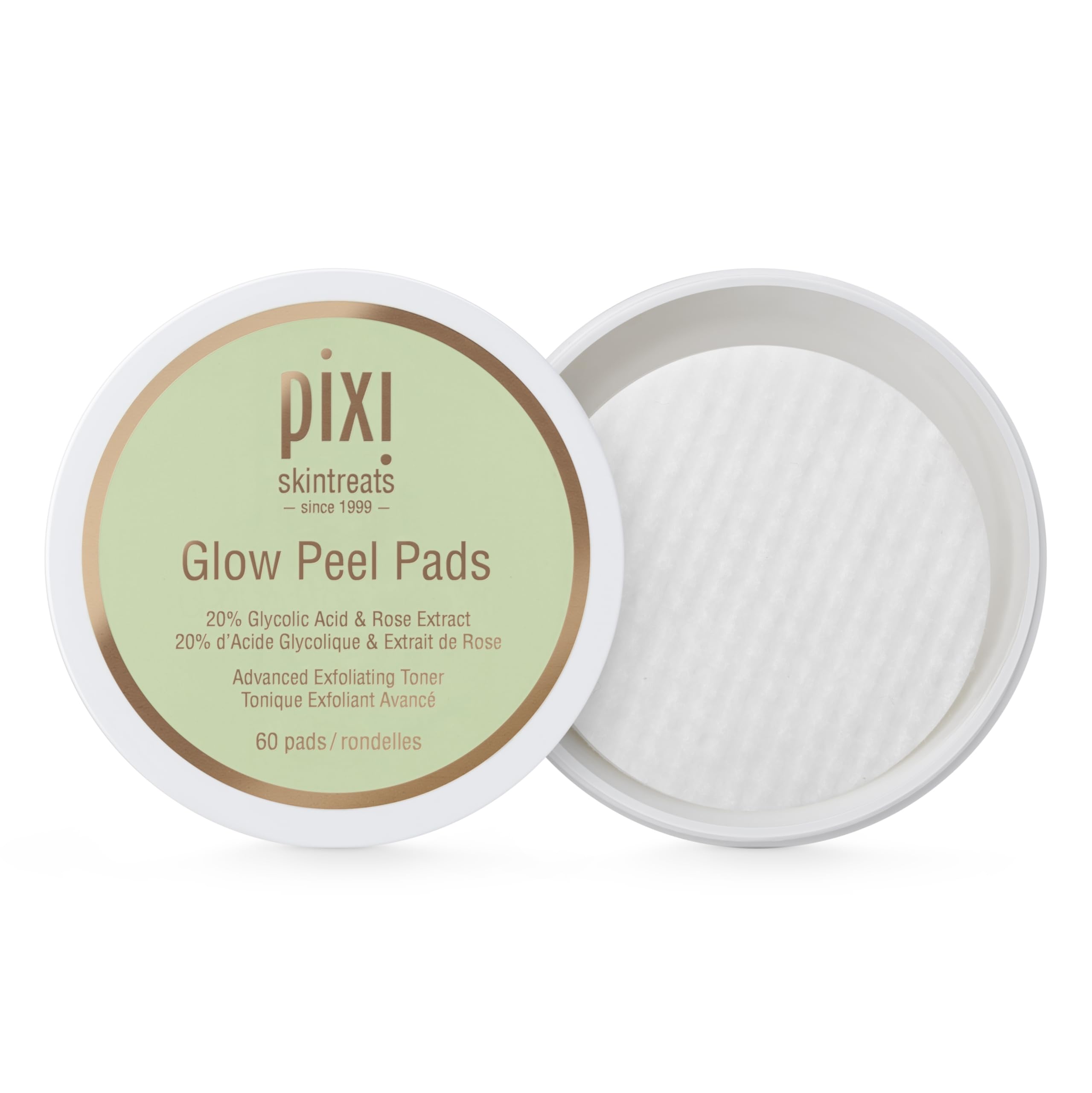 Pixi Beauty Glow Peel Pads pack ready for nighttime exfoliation and glow