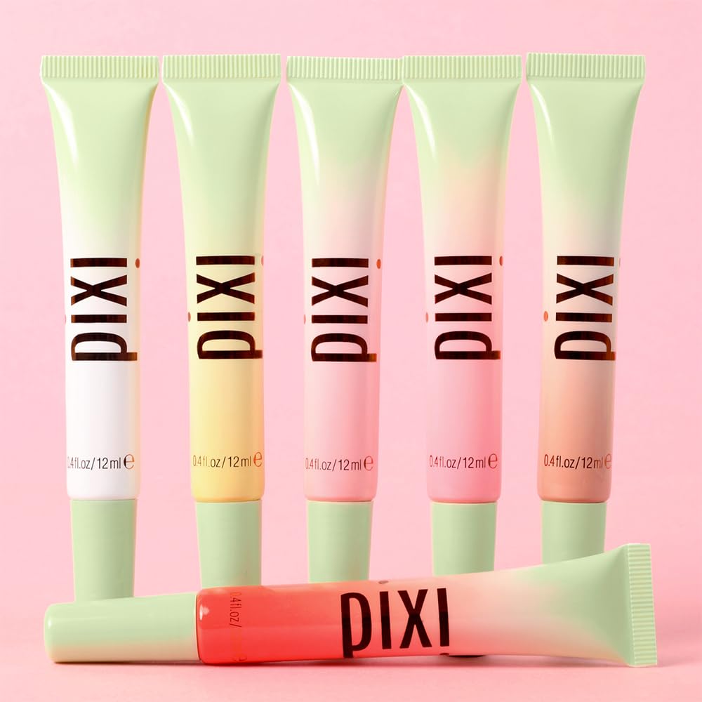 Pixi LipTone Peachyness gloss close-up with a mirror-like finish.