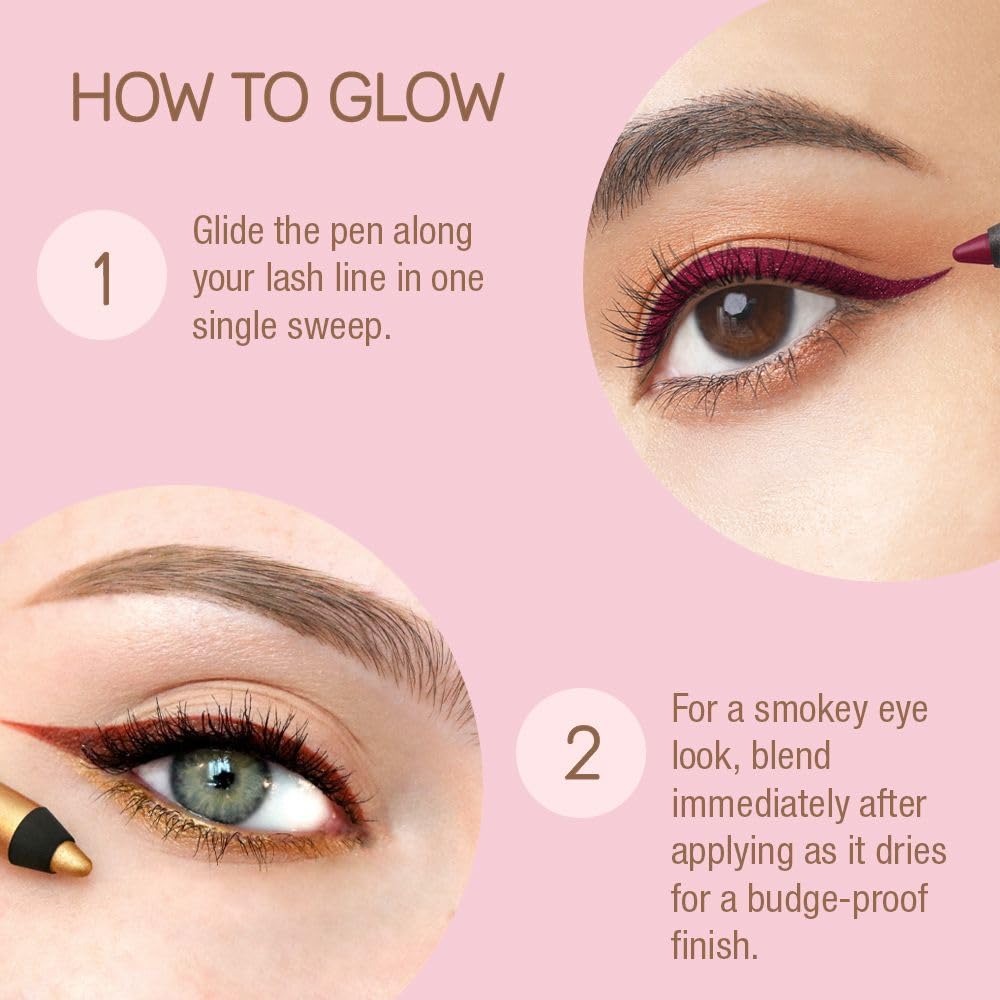 Pixi Endless Silky Eye Pen being applied for a seamless line.