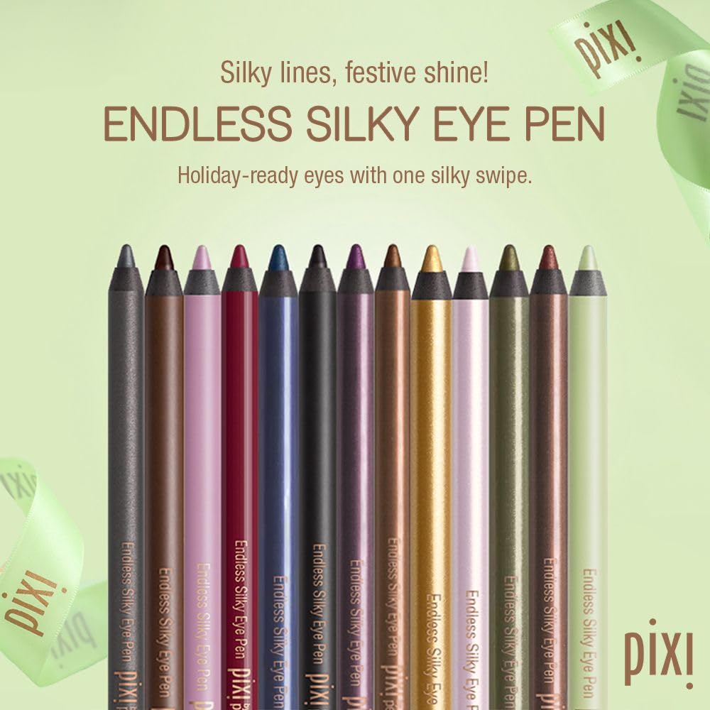 Pixi Endless Silky Eye Pen Black Noir tip closeup showing smooth application.