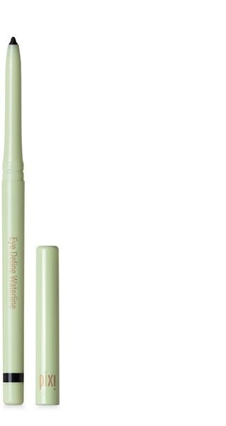 Pixi Eye Define Waterline close-up shows ultra-fine precision for inner lash line definition.