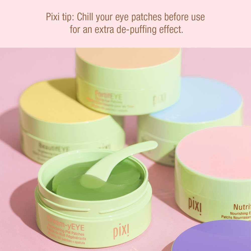 Pixi eye patches are suitable for sensitive skin with gentle formulation.