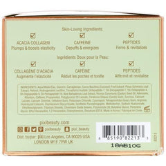 Pixi FortifEYE hydrogel texture close-up shows silky serum for refreshed eyes.