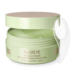 Pixi FortifEYE hydrogel patch close-up hydrates the delicate under-eye skin.