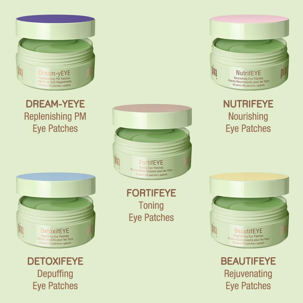 Pixi FortifEYE 30-pair packaging highlighted for easy routine.