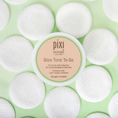 Pixi Glow Tonic to-Go travel case keeps skincare routine organized.