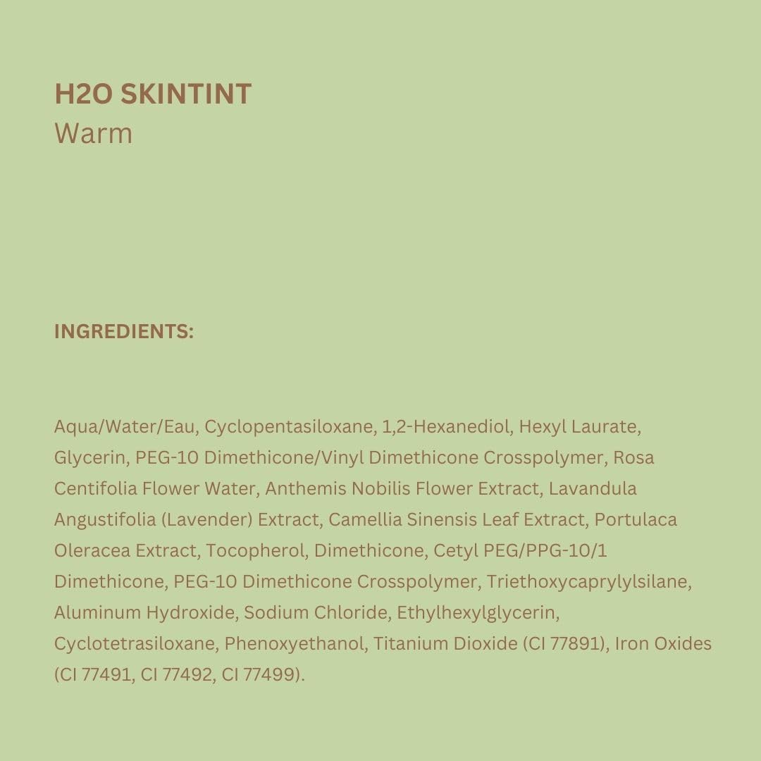 Pixi H2O SkinTint vegan and cruelty free symbols reinforce ethical skincare