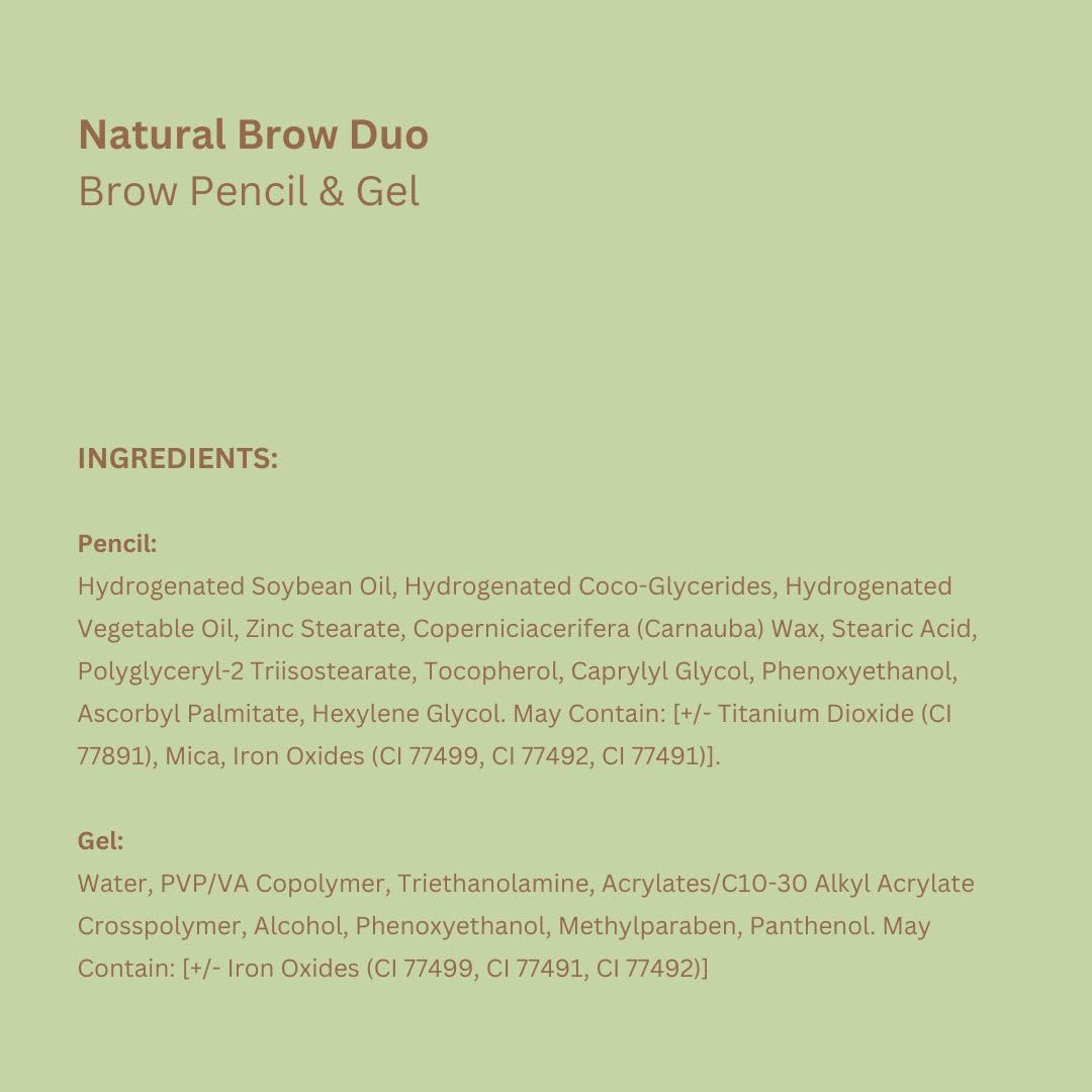 Pixi Natural Brow Duo all-day hold helps brows maintain shape.