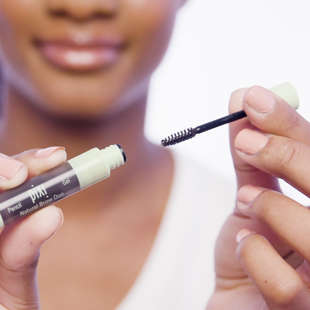 Pixi Natural Brow Duo cruelty-free and fragrance-free branding.