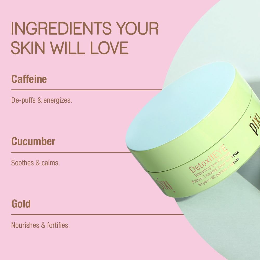 Pixi Night Eye Patch calms and nourishes during sleep.