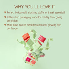 Pixi On-the-Glow Juicy tint swatch on lips for sheer color.