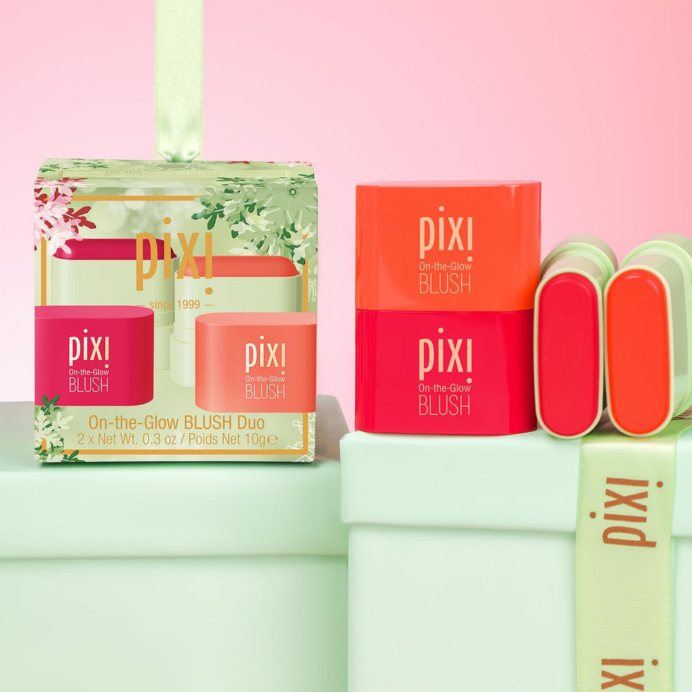 Juicy tint on lips for natural, juicy dimension.