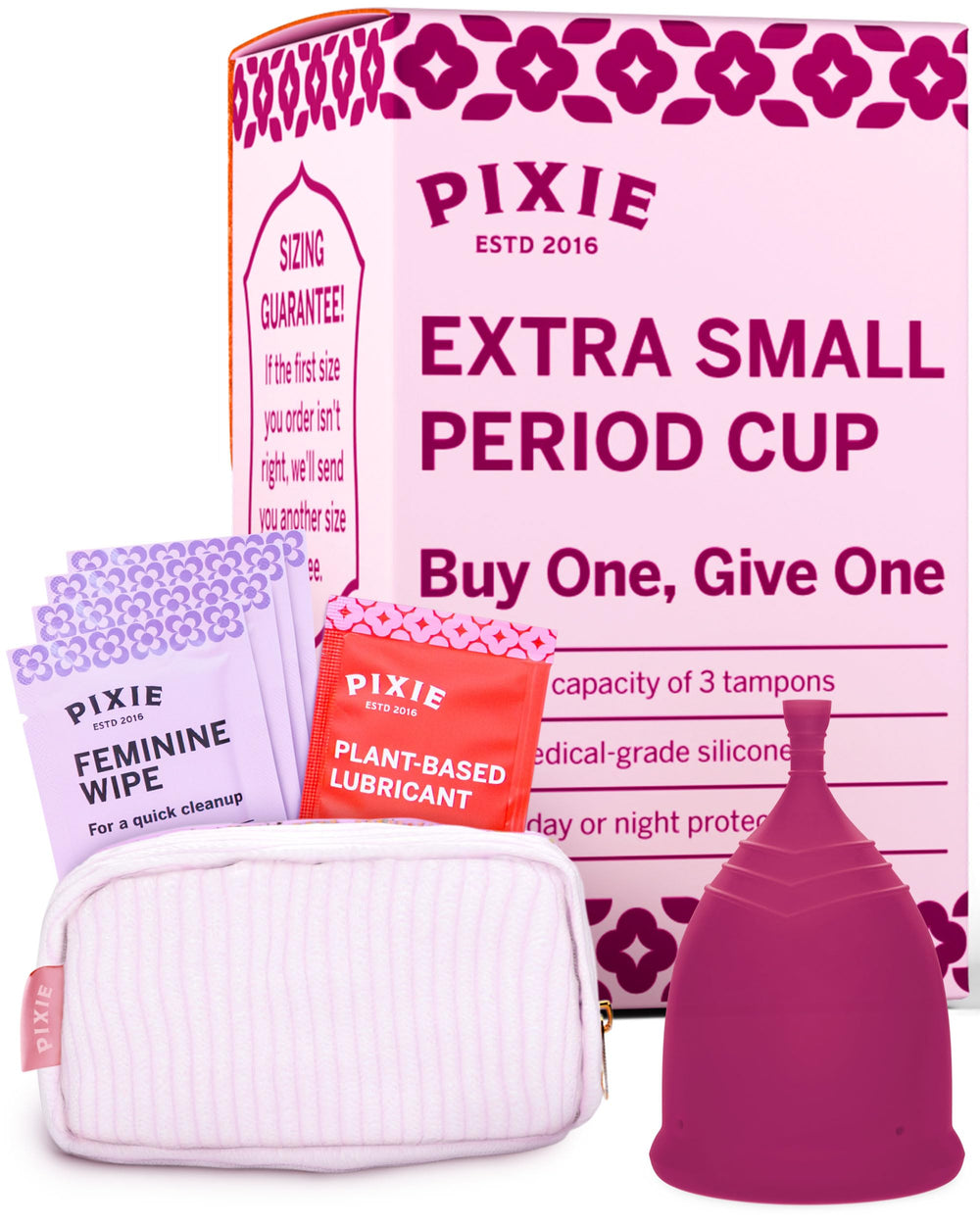 Pixie Cup extra-small silicone close-up for comfortable insertion