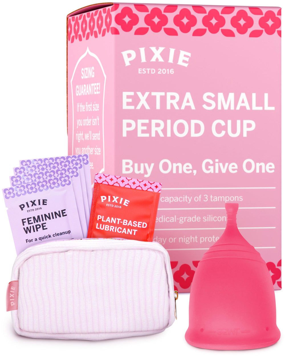 Pixie Cup soft silicone close-up shows skin-friendly material and smooth surface for daily wear