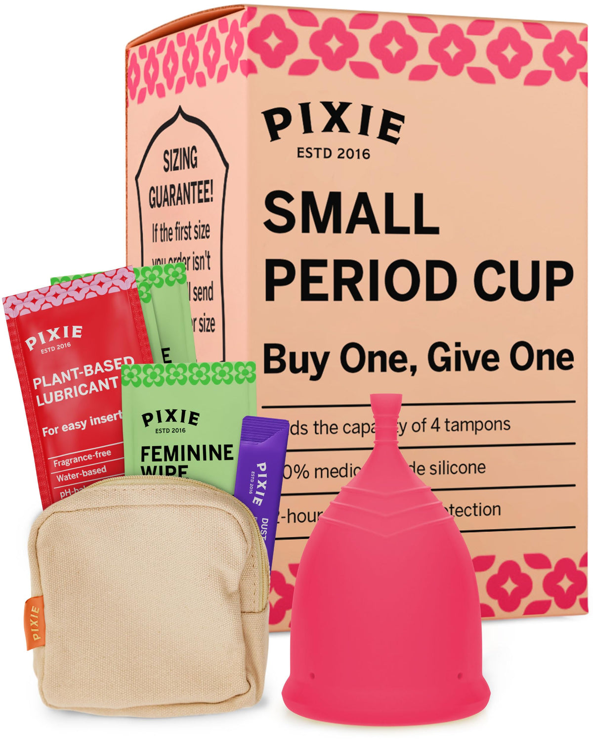Pixie Cup soft-silicone material close-up illustrating comfortable, medical-grade design for everyday wear.