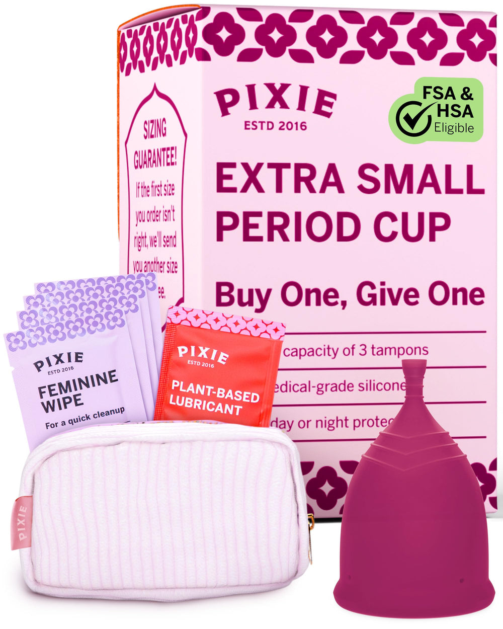 Pixie Cup soft silicone close-up demonstrates comfortable everyday wear.