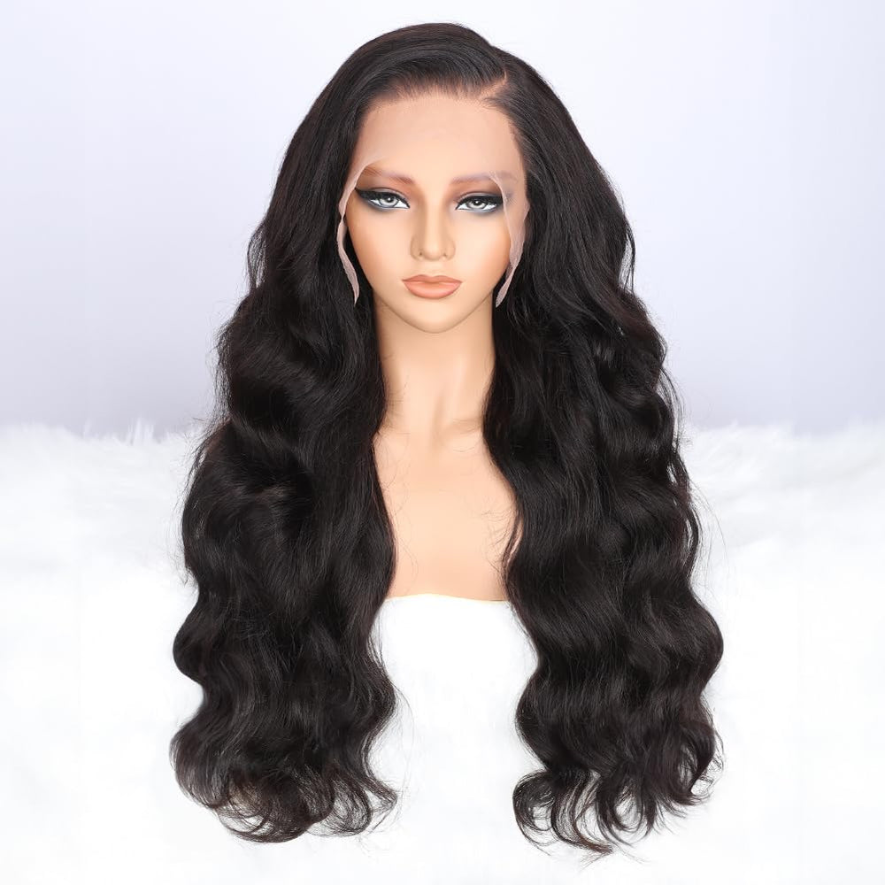 Pizazz 13x4 HD lace-front wig closeup with invisible lace for seamless part