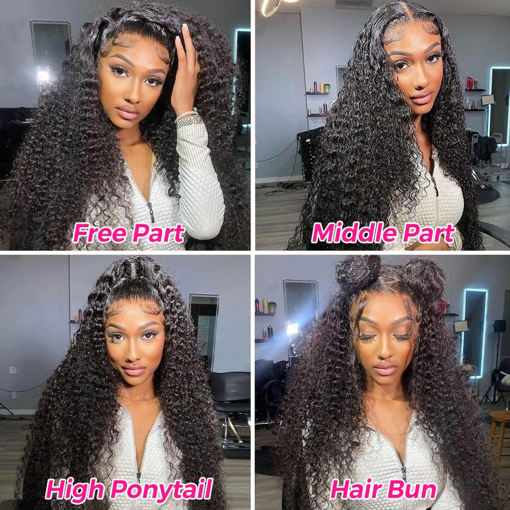 Pizazz 26-inch deep-wave length measure shows straightened length for accurate styling.