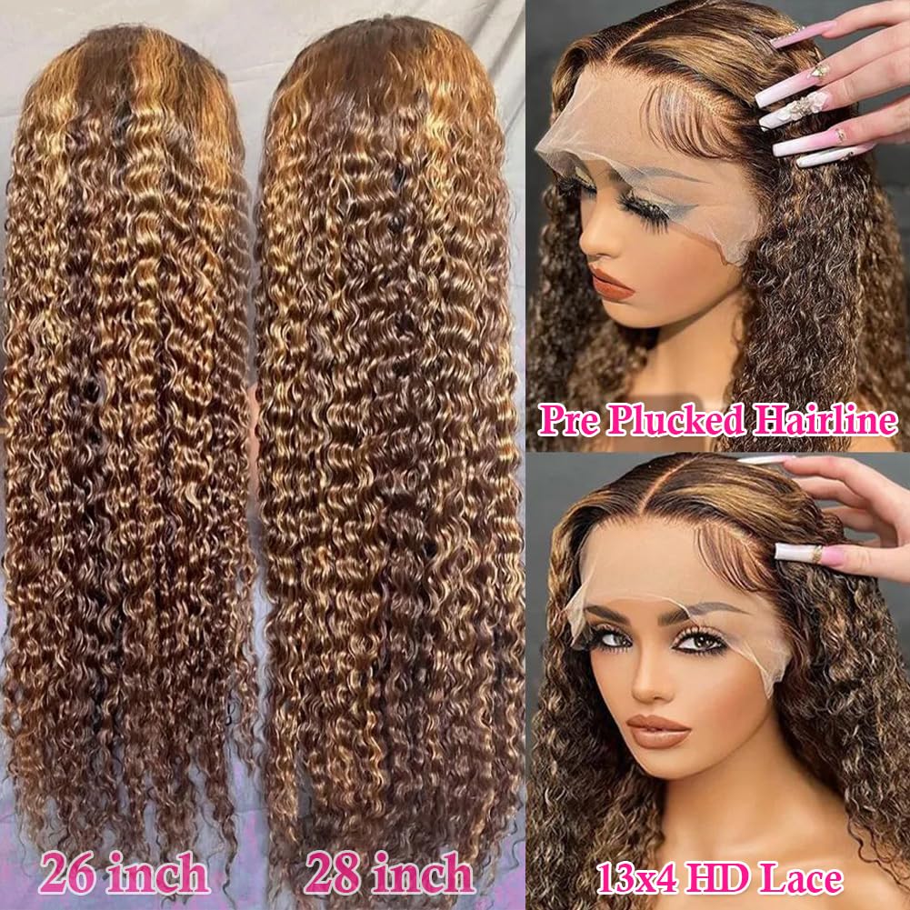 Pizazz deep wave wig with baby hairs for a realistic hairline