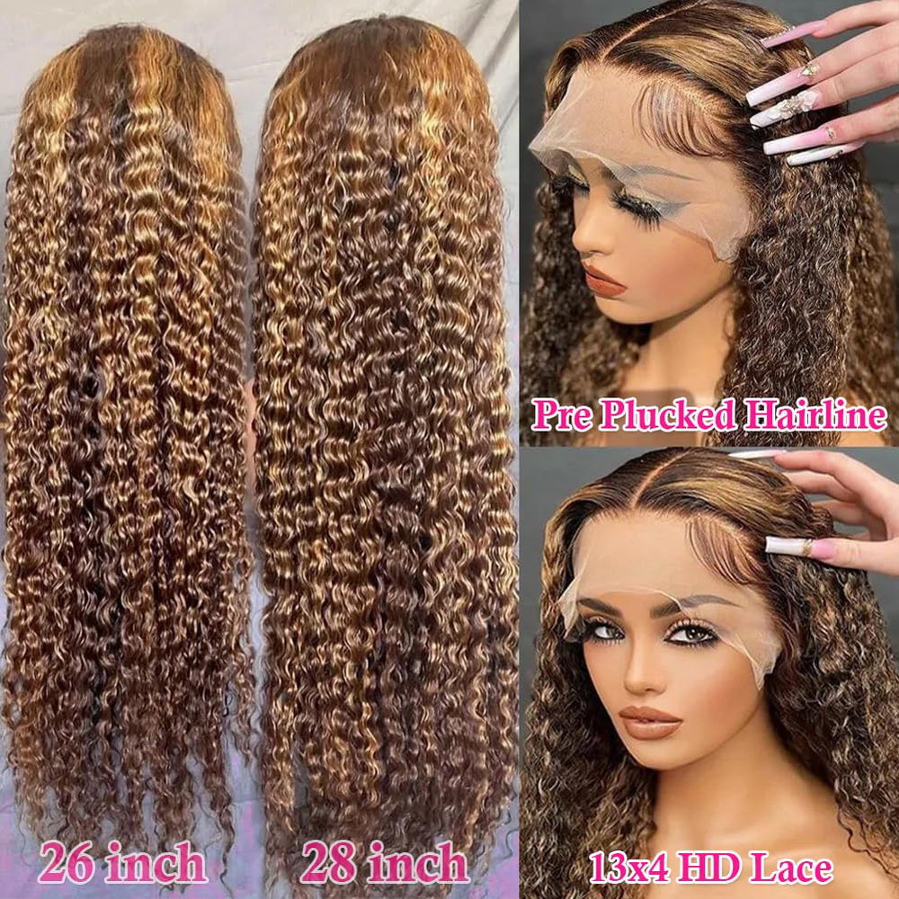 Pizazz deep wave wig with baby hairs for a realistic hairline