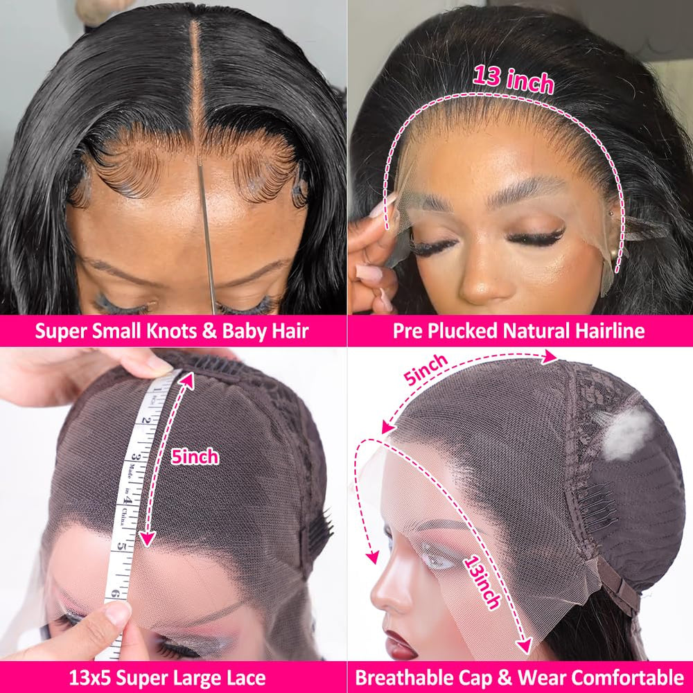Pizazz glueless-cap lace-front wig with adjustable straps for secure wear.