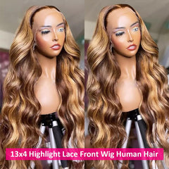 Pizazz Honey Blonde lace front wig natural hairline detail for seamless part