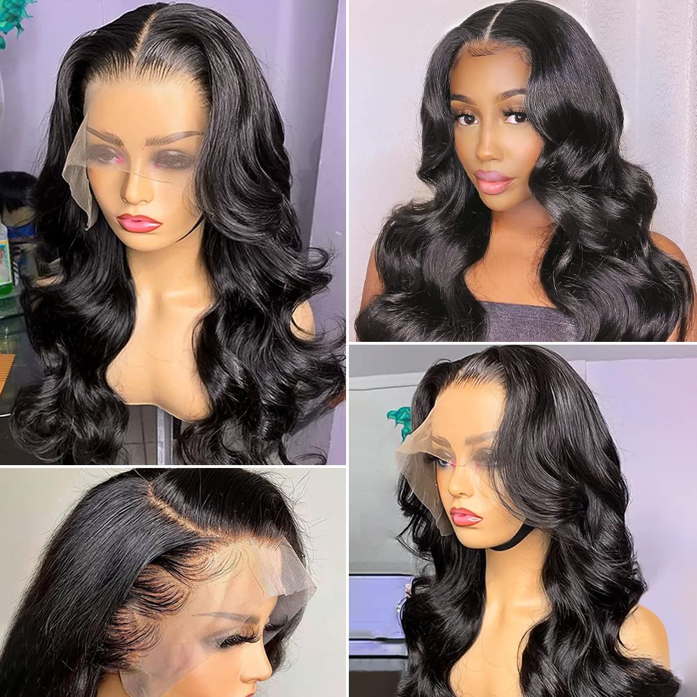 Pizazz pre-plucked baby-hair lace-front wig highlighting natural hairline.
