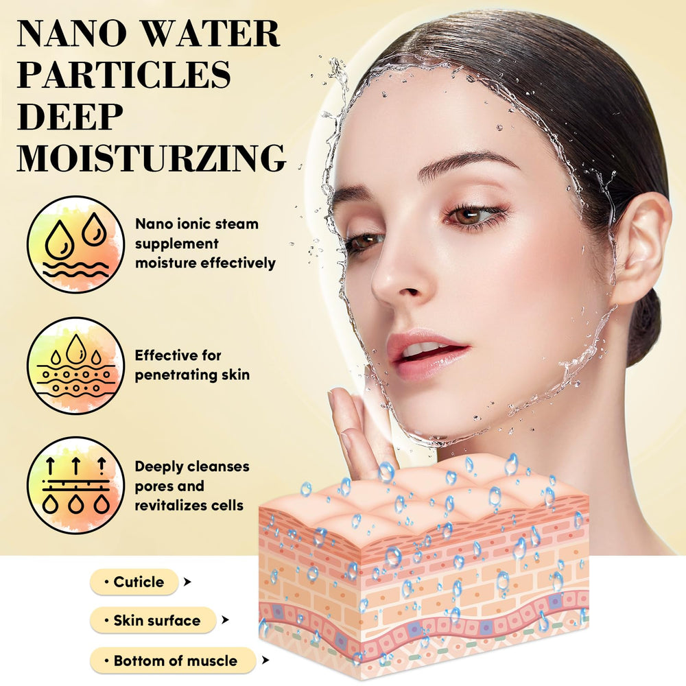 Pjordo facial steamer kit warm mist action demonstrates gentle pore opening.