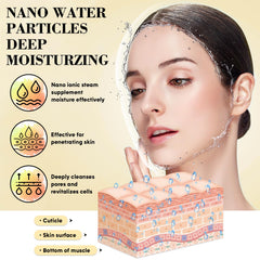 Pjordo facial steamer kit warm mist action demonstrates gentle pore opening.