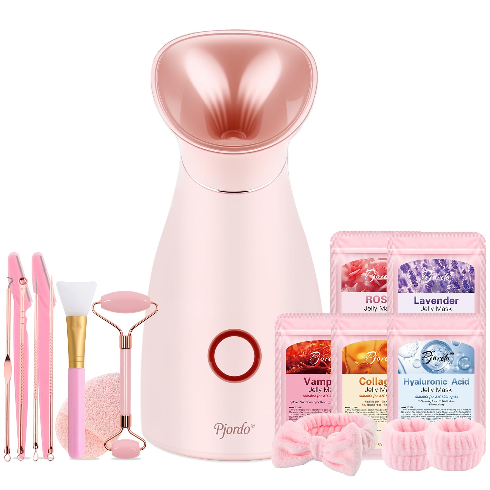 Pjordo facial steamer nano ion mist for deep cleansing and pore support.