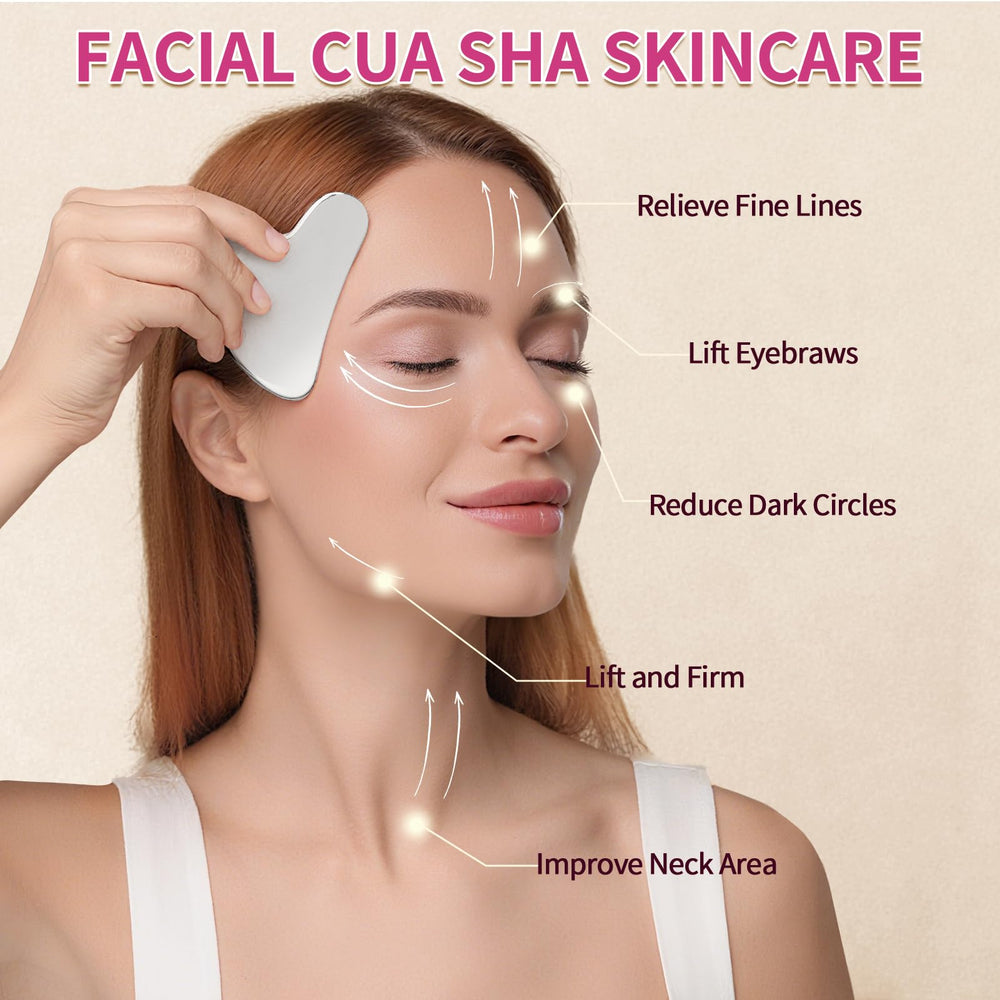 Pjordo Gua Sha oil absorption session demonstrating enhanced moisture transfer to skin