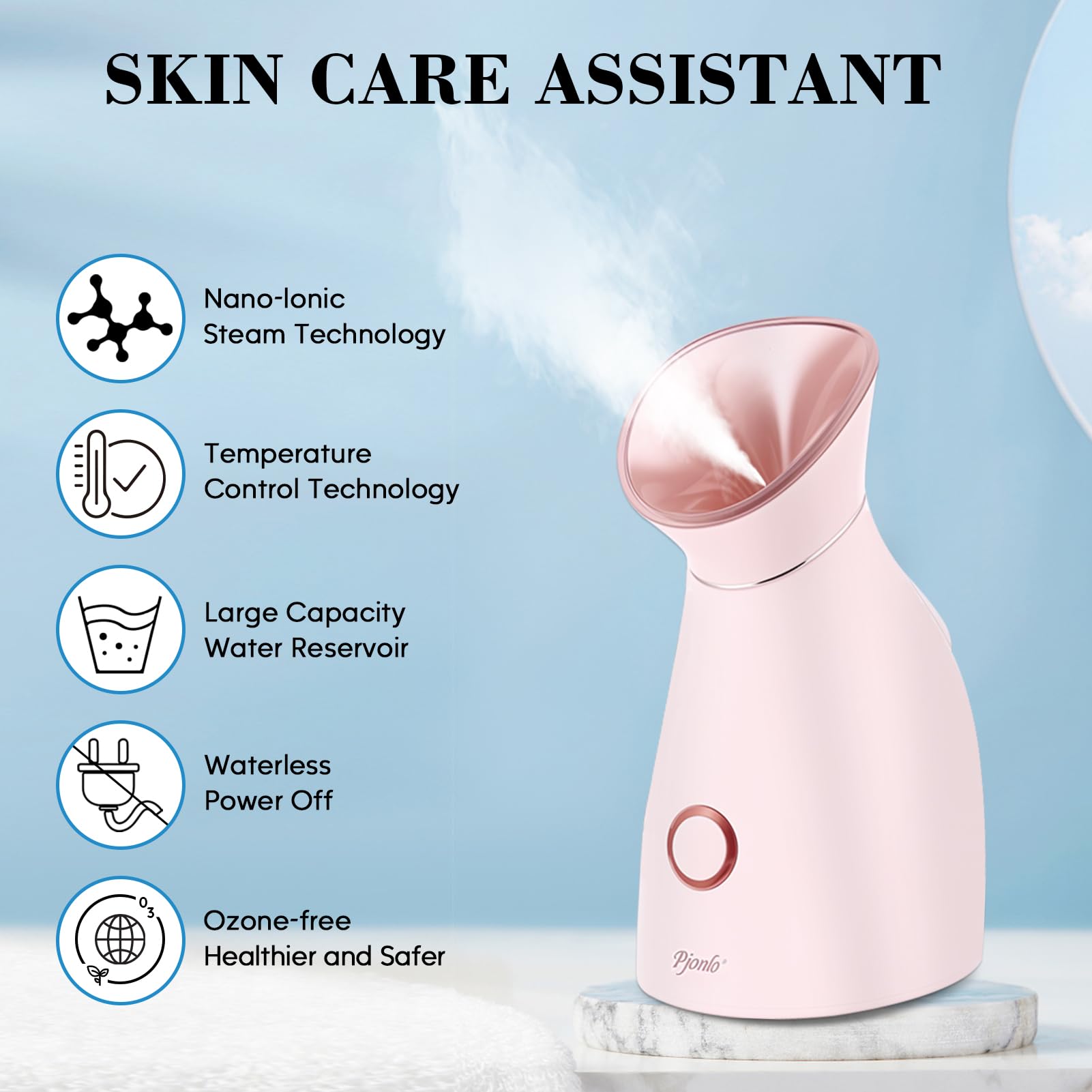 Pjordo skincare-tools-kit-headband comfortable spa-at-home experience during treatments.