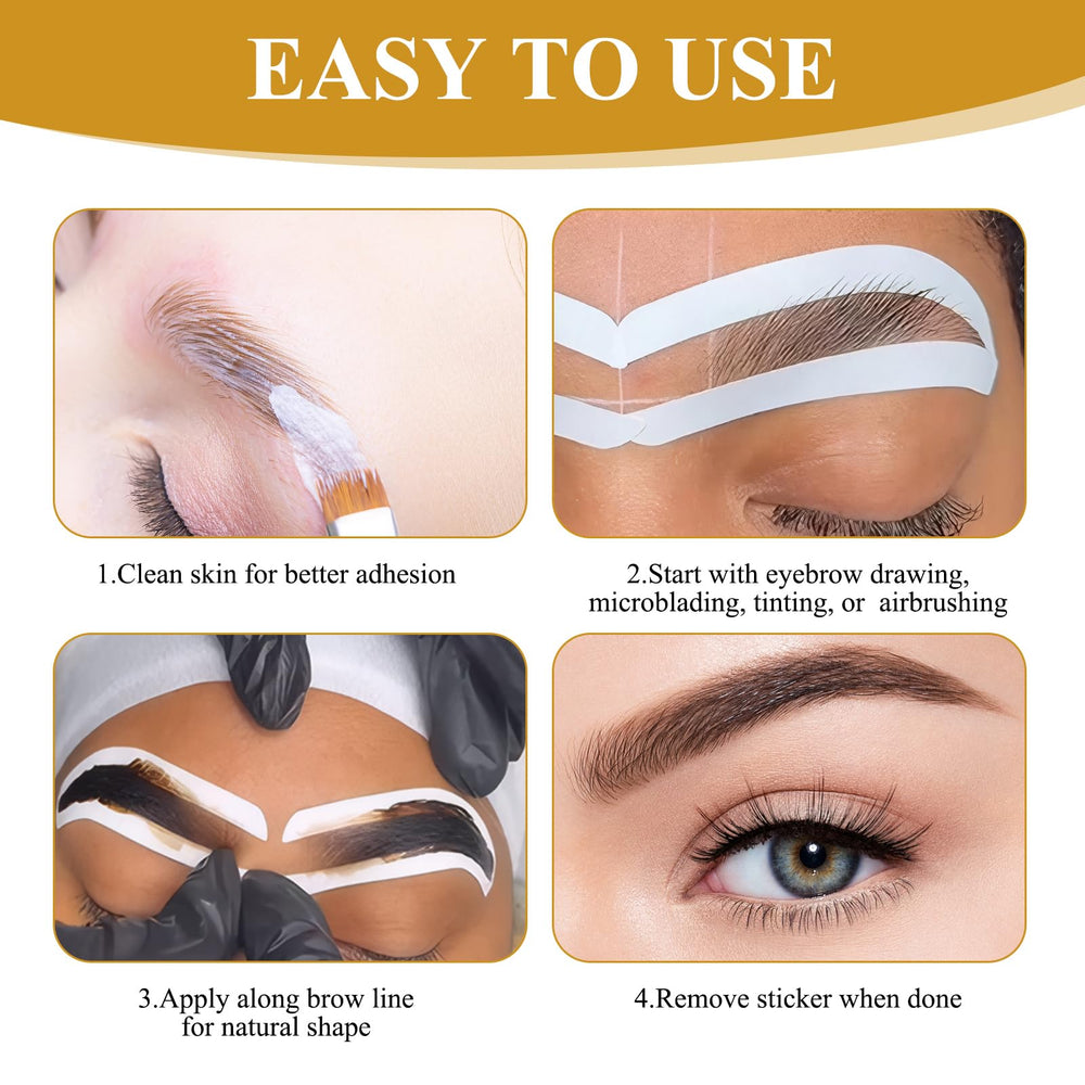 PKRFCJ 24-pairs eye brow stencils suitable for beginners