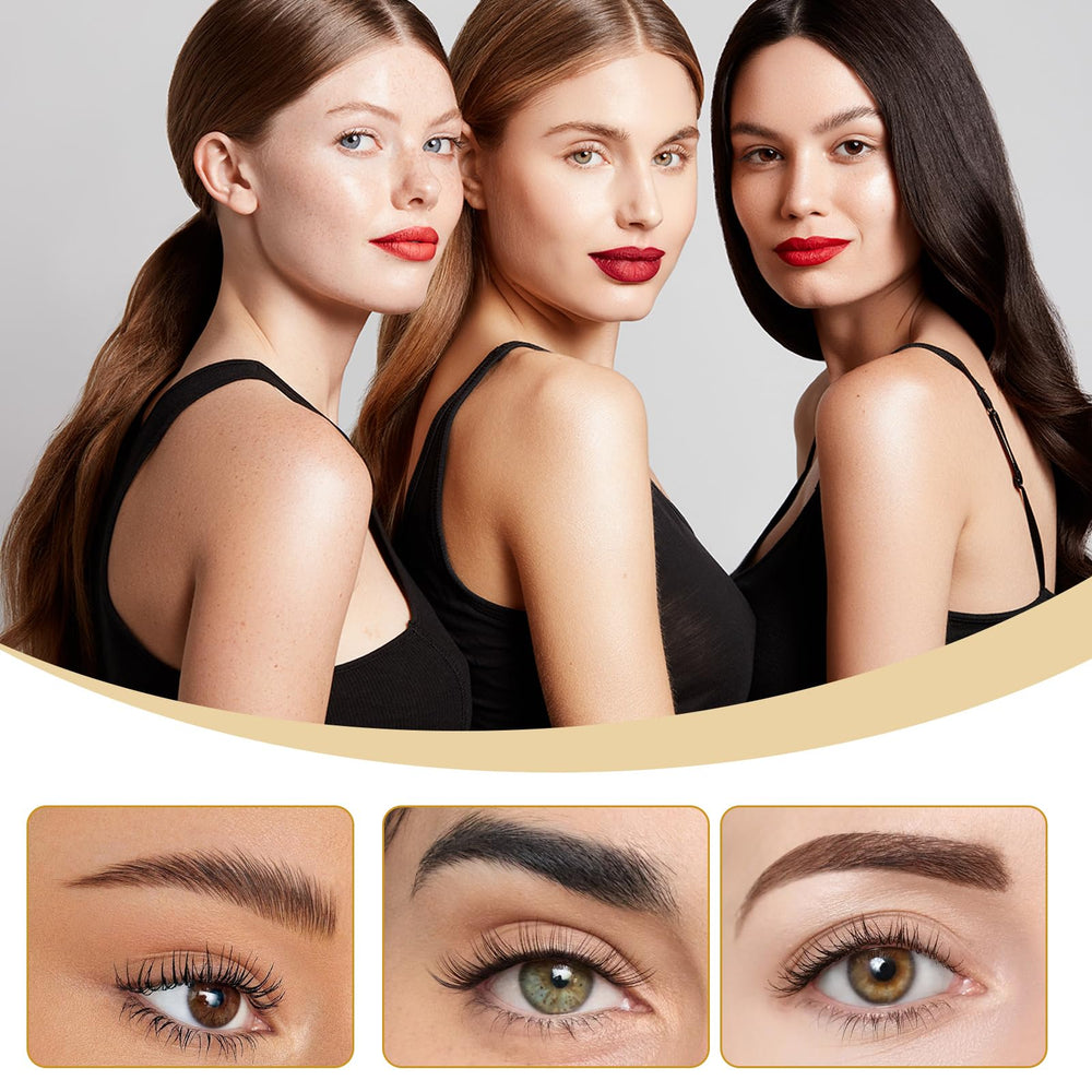 PKRFCJ novice-friendly eyebrow stencils simplify shaping and symmetry