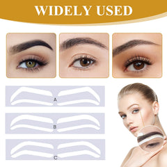 PKRFCJ travel-size eyebrow stencil pack fits on-the-go makeup routines