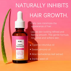 PKQLQ Cyperus Rotundus Oil on face provides gentle facial care.