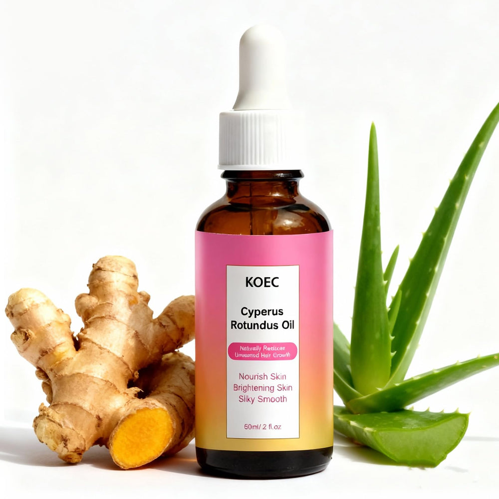 PKQLQ Cyperus Rotundus Oil natural formulation, parabens-free.