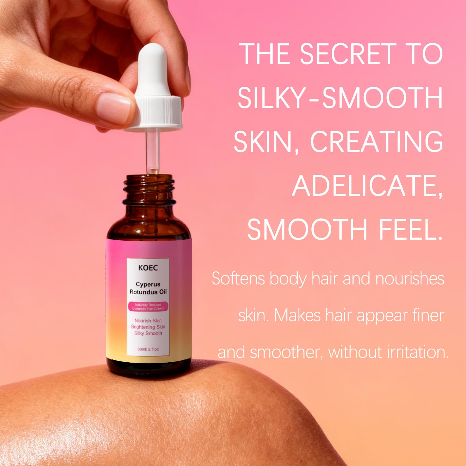 PKQLQ Cyperus Rotundus Oil nourishes and softens the skin.