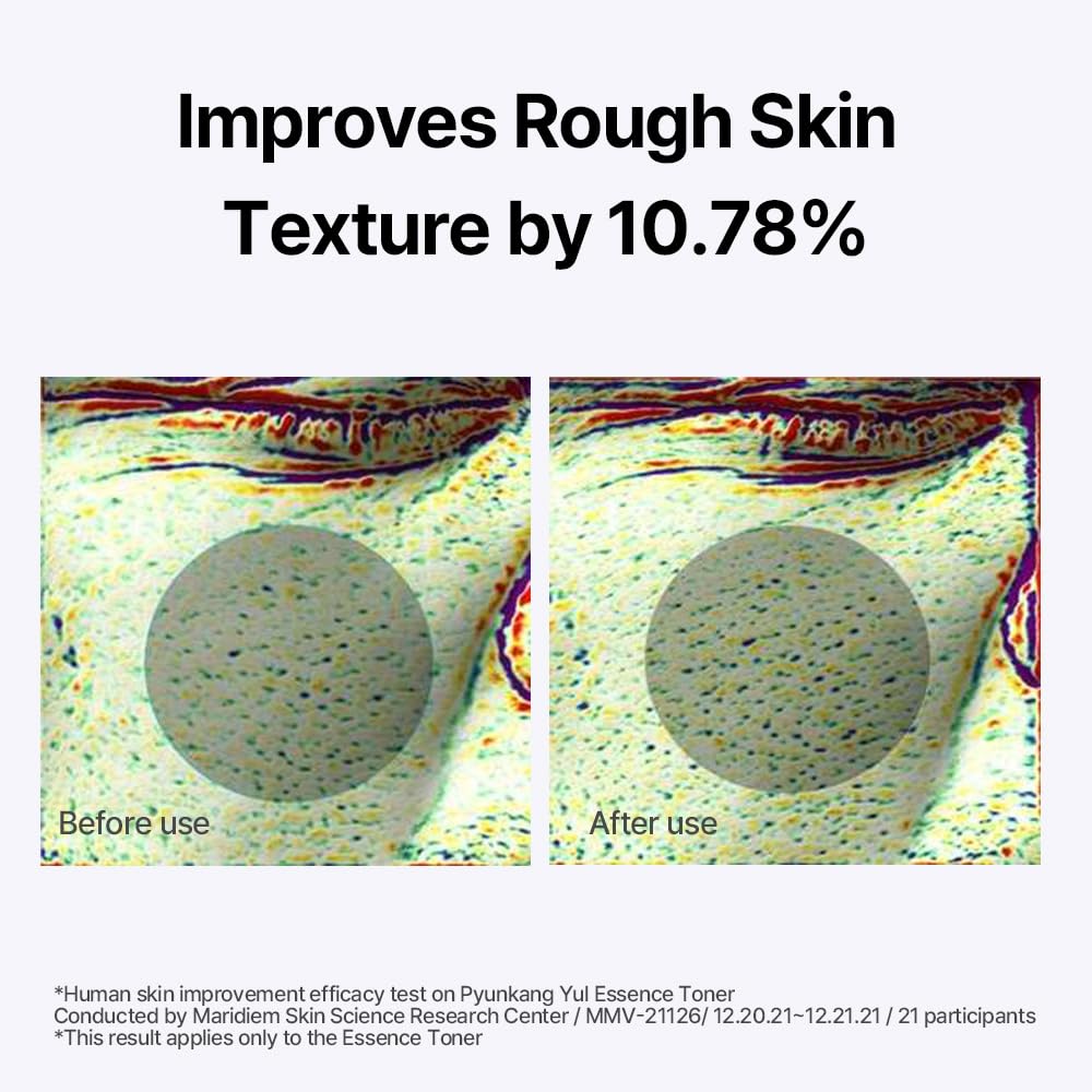 Pyunkang Yul natural ingredients graphic — clean formula suitable for sensitive skin.