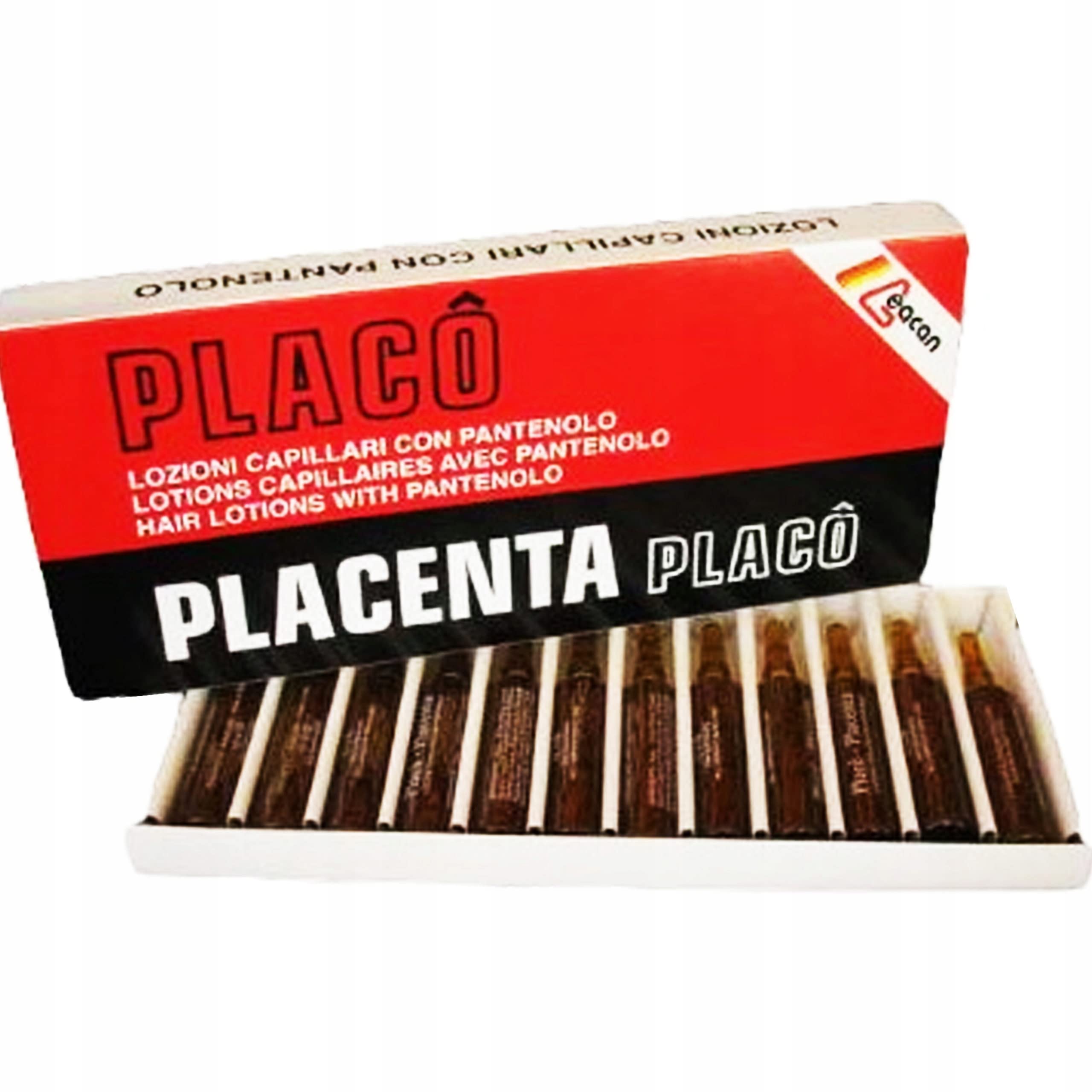 Placenta Placo application massage demonstrates scalp-friendly regimen.